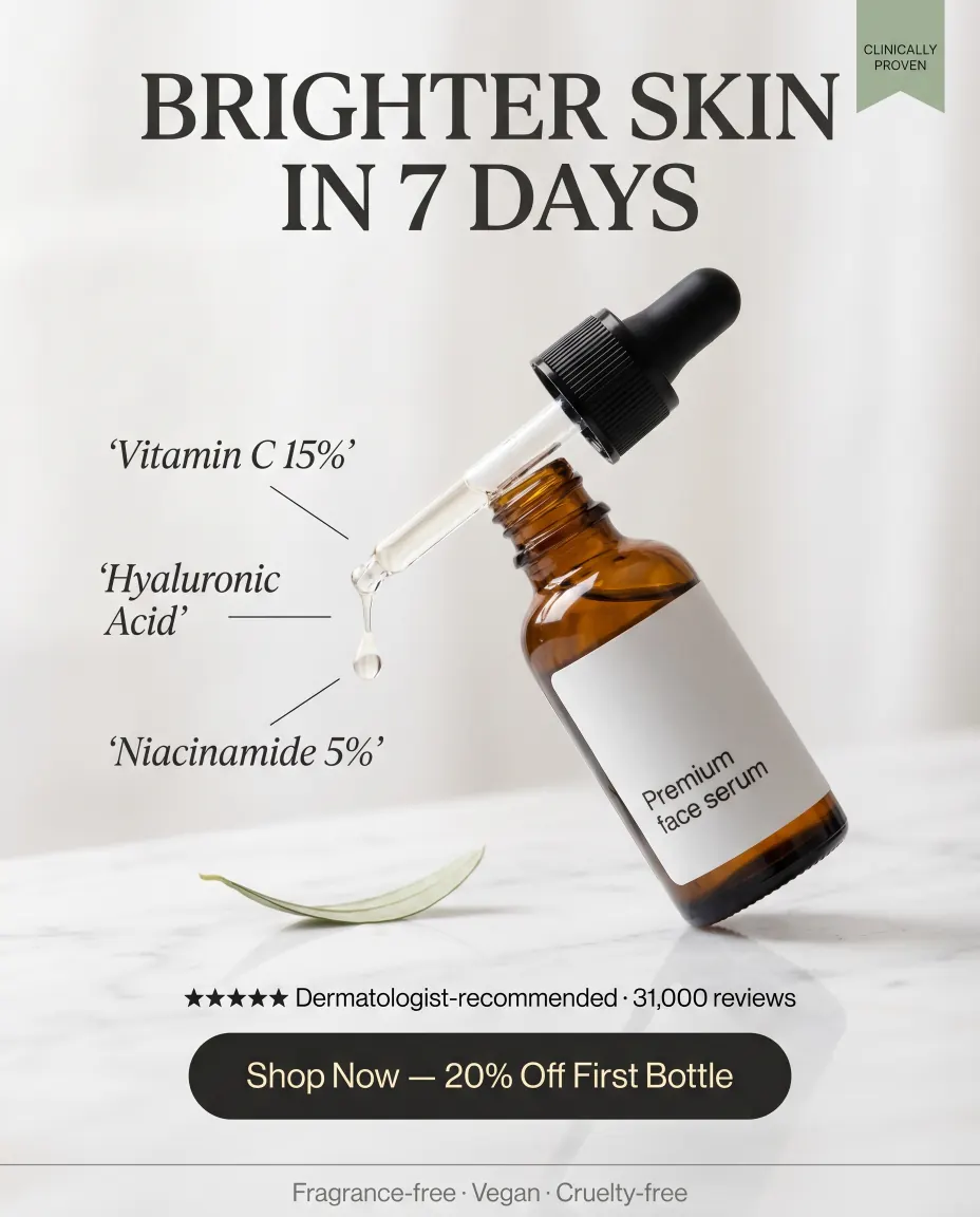 Example product image ad variation